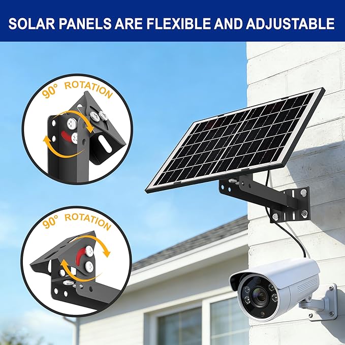 Eco-friendly 8W 5V Monocrystalline Solar Panel, Type-C Interface, IP66 Waterproof, 6.5-foot Cable, High Conversion Rate, Compatible with Various Electronic Devices