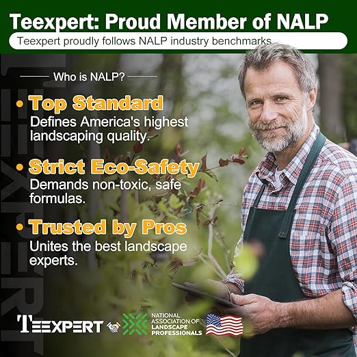 Teexpert 2 Gallon Rock Glue for Landscaping – Strong Pea Gravel Binder & Stone Adhesive for Walkways, Yards, Patios, and Decorative Driveway Edges