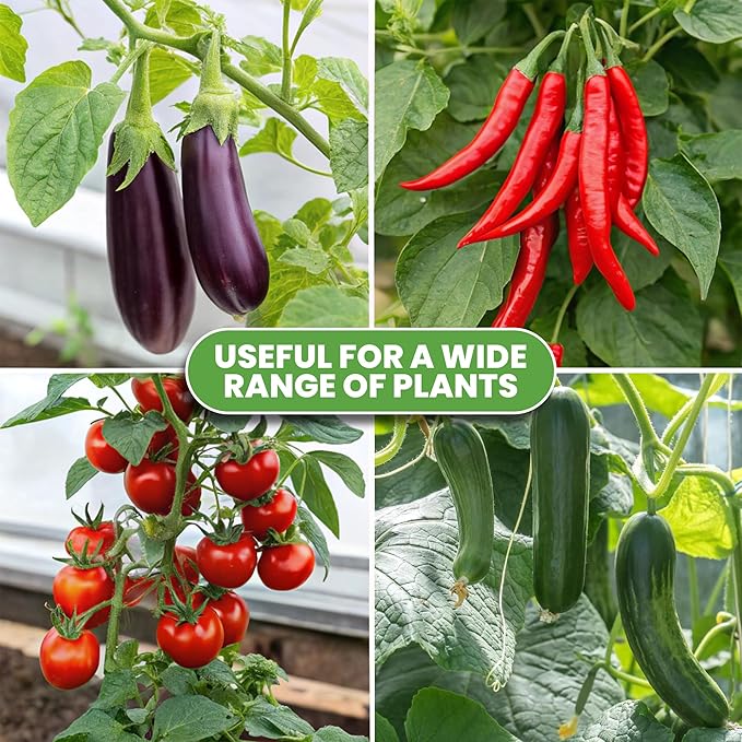 Tomato Cage Square - Large Trellis Stakes and Plant Support Structures for Vegetables and Climbing Plants - Tall Tomato Cages for Garden, Pots, Raised Garden Bed Outdoor Supplies (6 Pack - Up to 41")