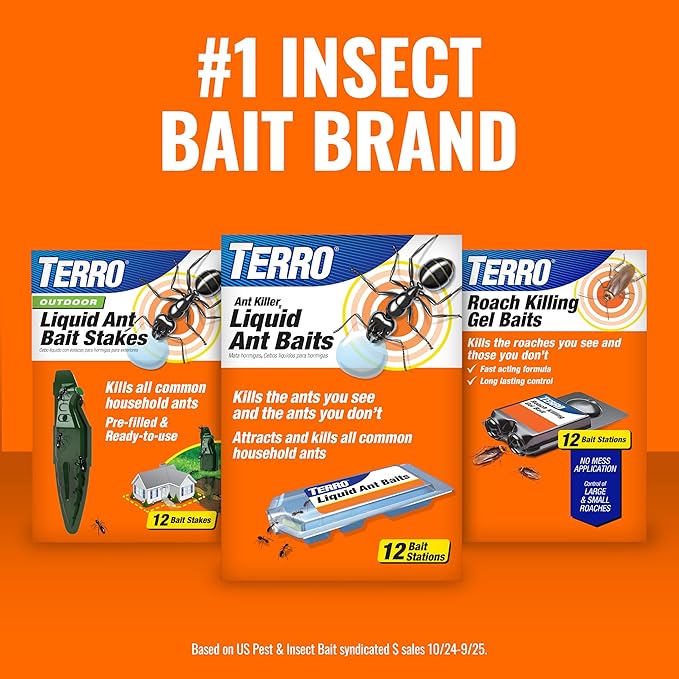 TERRO T200-3SR Liquid Ant Killer – 3 Pack Terro Liquid Ant Baits