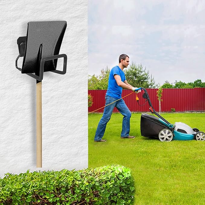PeoMev Metal Garden Hose Holder - Heavy Duty Hose Hanger Wall Mounted Water Hose Holder for Outside Yard, Sturdy Hose Reel Hose Hooks for Water Hose, Extension Cords