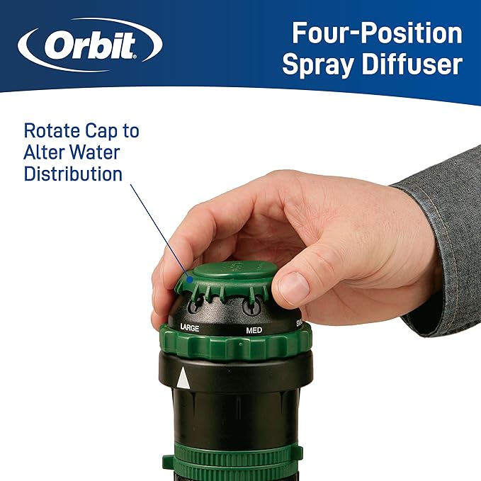5-Pack Orbit 58573N H2O-6 Gear Drive Sprinkler - Versatile Gear Drive for Efficient Lawn Watering