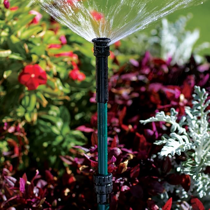 Orbit 37335E - 22" - 36" Pressure-Regulating Adjustable Sprinkler Riser with 15' Adjustable Pattern Nozzle