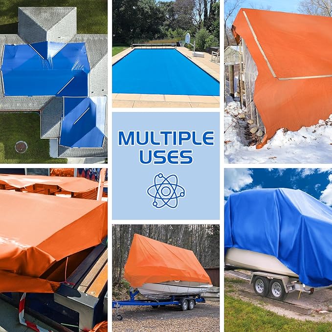 21 Ft Pool Liner Pad for Round Above Ground Pools, Thickened Pool Mat Tarp for Under Pool, Dual-Color Pool Ground Pad Cloth Floor Mat for Pool Bottom, Puncture Protection & Extend Liner Life
