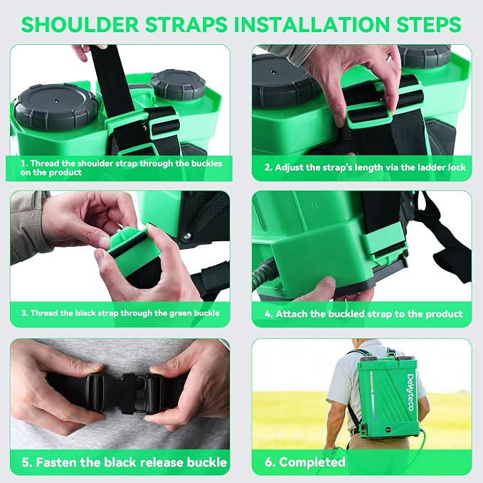 Battery Powered Backpack Sprayer with Mixer 4.2 Gallon, 5 Nozzles & Goggles | Upgraded Backrest & Strap, Adjustable PSI 0-100, Compatible with Makita 21V/2.6Ah Battery & Charger