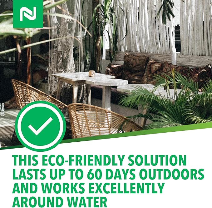 Nisus Web Out Cobweb Eliminator and Repels Spiders, Ants, Mosquitoes, Cockroaches, Aids in Web Control, Ready-to-Use Biodegradable Spray, 1 Gallon