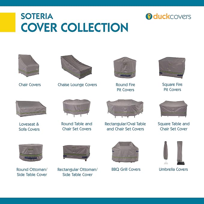 Duck Covers Soteria Waterproof 54 Inch Patio Loveseat Cover, Patio Bench Cover