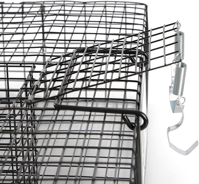 Rugged Ranch Ratinator Live Rat and Mouse Trap Cage, Humane Multi Catch Rodent Control - Indoor or Outdoor Large Metal Wire Catcher with Dual Door for Rats and Mice