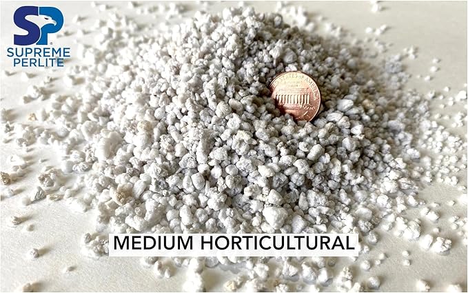 Supreme Perlite Medium Horticultural Perlite, 4 Cubic Feet Bag - Organic Potting Soil Mix Amendment for Seed Starting, Succulent, Cactus, Orchid, Bonsai, and Indoor or Outdoor Gardening