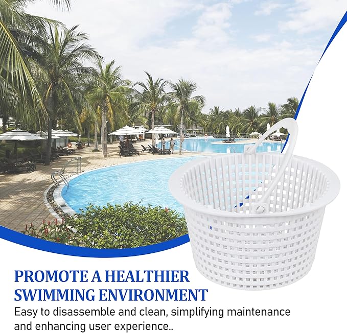 SPX1091C Replacement Above Ground Skimmer Basket for Hayward SP1091 WB736660,SP1091 with Handle -2pcs 
