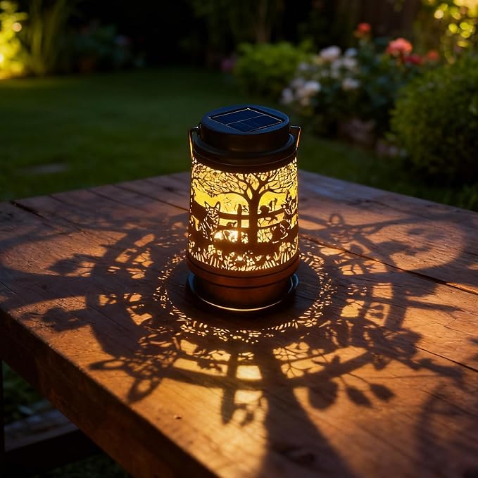 Corgi Solar Lanterns Outdoor Waterproof, Gifts for Corgi Lovers Women Men Hanging Solar Lights for Outside, Decorative Lights for Garden Patio Porch Yard Decor