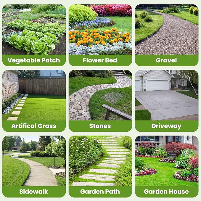 AMAGABELI GARDEN & HOME 4x50FT Weed Barrier Landscape Fabric Garden Cloth Heavy Duty Weed Control Blocker Mat Gardening Ground Cover Durable Woven Geotextile Fabric Driveway Underlayment