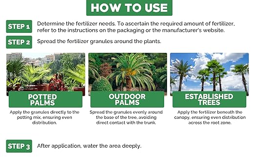 Gardenwise 8-4-8 Professional Palm Tree Fertilizer Plant Food; for Indoor Potted Plants and Outdoor Landscape Palm Trees; Quick-Release Nitrogen Fertilizer and Continuous Feeding (2 QUARTS)