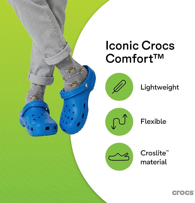 Crocs Unisex-Adult Classic Clog, Clogs for Women and Men