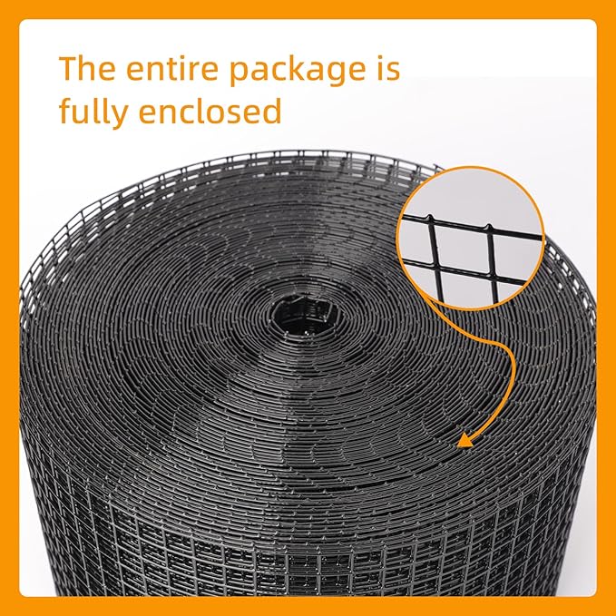 Critter Guard for Solar Panel Bird Mesh 8 inches x 100 feet PVC Coated 1/2 inch Bird Net with 70 Sets of Fastening Clips Pliers Pigeon Solar Panel Bird Guard Kit Roof Solar Protective net