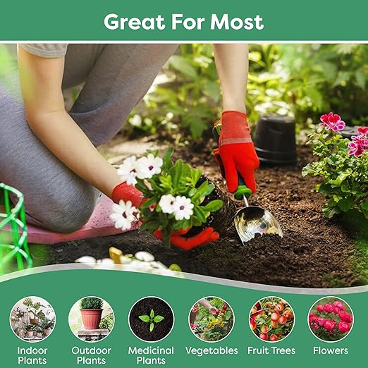 Gardenwise 20-20-20 Water-Soluble Fertilizer β Powder for Liquid Plant Food for Indoor & Outdoor Plants, Orchids, Vegetables, Lawns, Flowers β 20 20 20 Fertilizer (10 QUARTS)