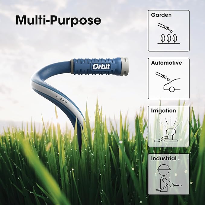Orbit 22005 Polyfusion Garden Hose - Heavy-Duty Water Hose (50-Foot x 5/8-Inch)