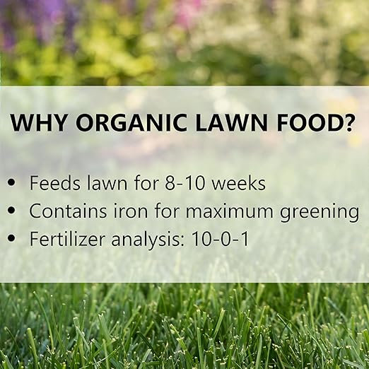 Jonathan Green Organic Organic 8-0-1 Lawn Food for All Grass Types 20 lb. 5000 sq. ft.