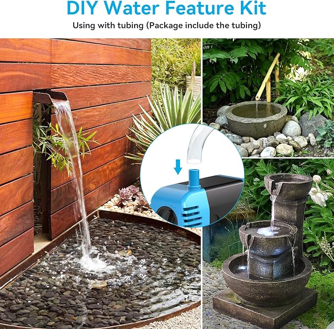 POPOSOAP Solar Fountain Pump 12W, Solar Water Fountain Pump with 160GPH Submersible Pump Adjustable Flow for Outdoor Fountain, Pond, Fish Tank, Garden, Pool, Water Features