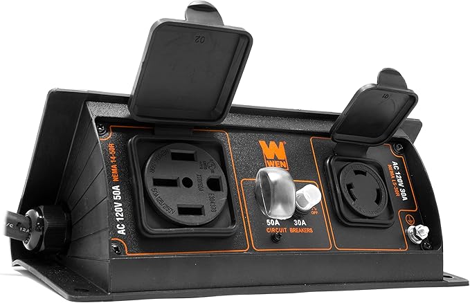Wen GNA50i 50-Amp 6000-Watt Parallel Connection Kit for Inverter Generators, Black