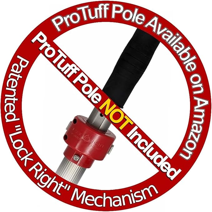ProTuff 23" Fine Pool Net – 2 Year Unconditional Free Replacement – Cleans 3X Faster Than Vacuums – Wide Pool Skimmer with Deep Bag for Easy Maintenance – Skimmer Net for Leaves, Bugs & Other Debris