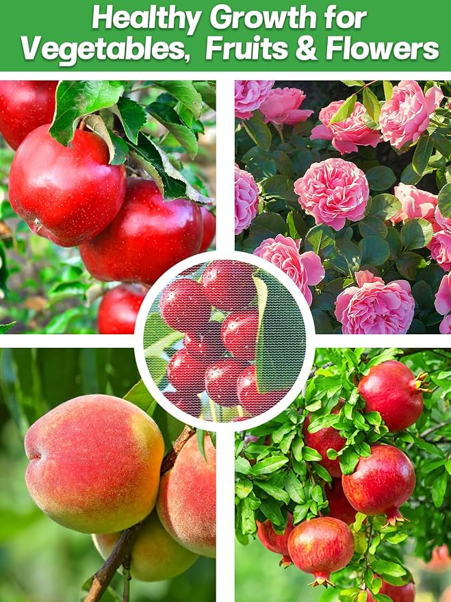 6pcs 4ft x 5ft Insect Bird Netting for Garden - Ultra-Fine Blueberry Bush Netting Cover with Drawstring for Garden Protection Flower Tomato, Plant Protectors from Animals
