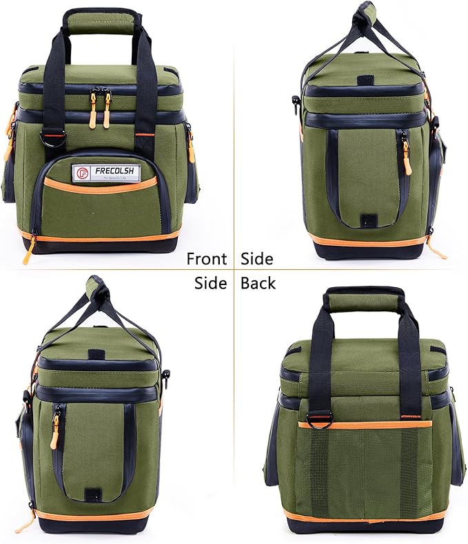 Double-Layer Travel Carrying Case for Jackery Explorer 300/240/160 – Portable Power Station Storage Bag with Molded Bottom, Side Ventilation, Front Pockets for Jackery Accessories & Solar Generator