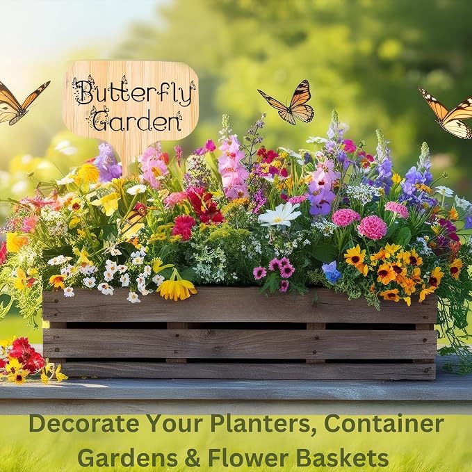 10 Pack 8 Inch Large Garden Markers β Plant Labels, Plant Name Tags β Easy to See & Read
