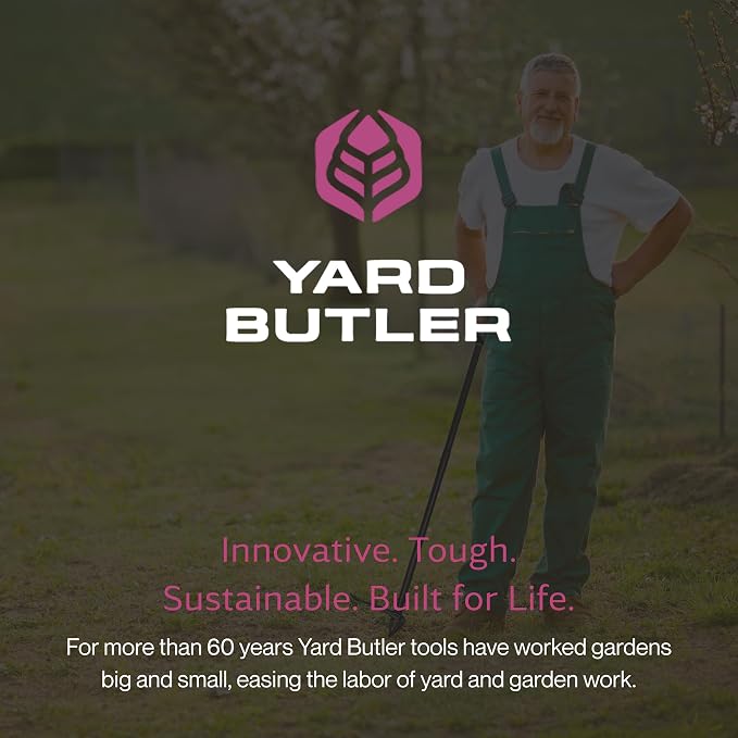 Yard Butler IRKT-1000KD Rocket Weeder - Stand-Up Weeder for Lawn Care - Ergonomic & Easy to Use - Power-Coated Steel Construction - Rust-Resistant - Eco-Friendly - Comfortable Length & Long Handle