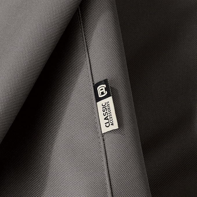 Classic Accessories Ravenna Water-Resistant 25.5 Inch Stackable Patio Chair Cover, Outdoor Chair Covers