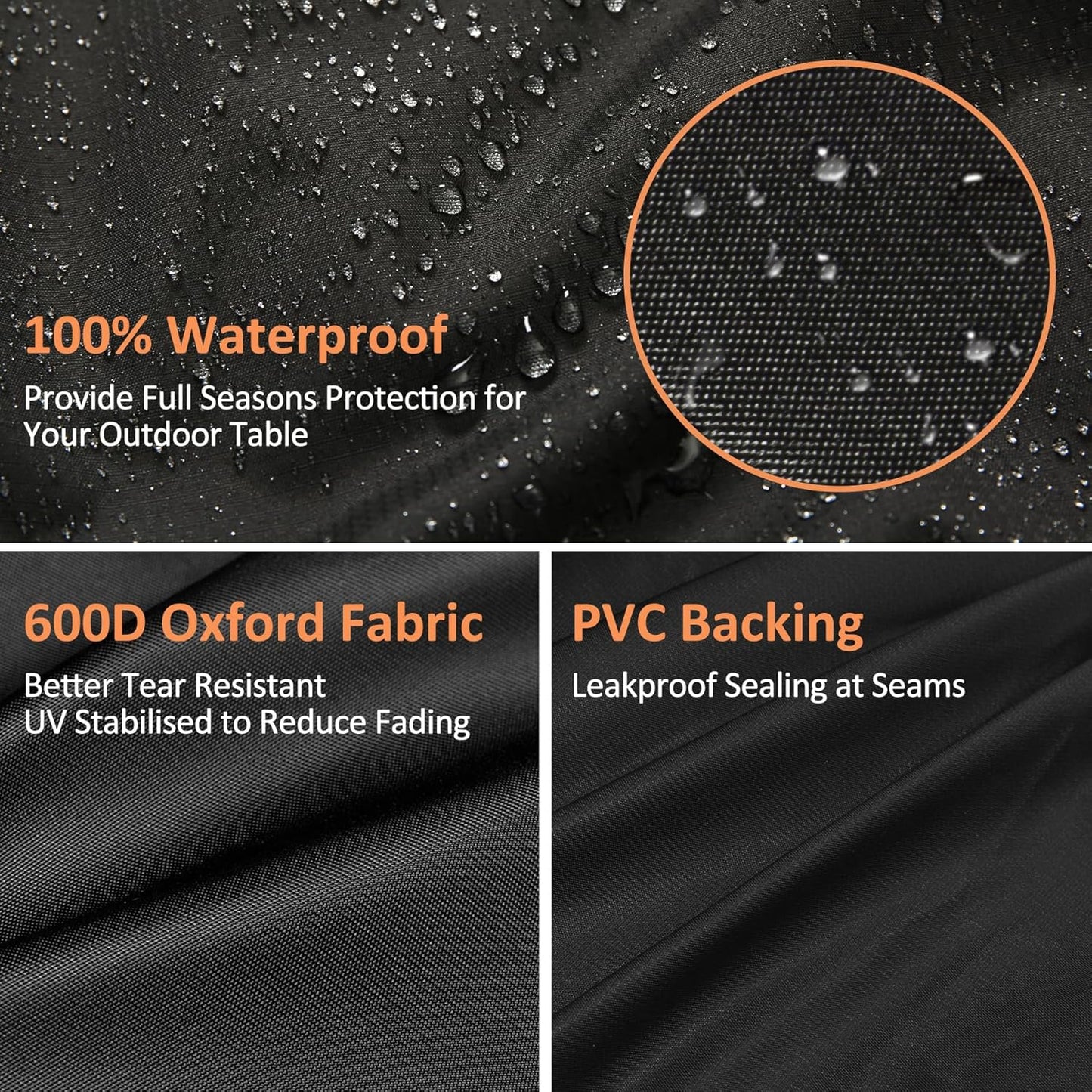 Pizza Oven Cover for Blackstone 6825 6824, 16 inch Outdoor Pizza Oven Accessories, Waterproof Blackstone Pizza Oven Cart Cover w/Top Handle & Windproof Buckles