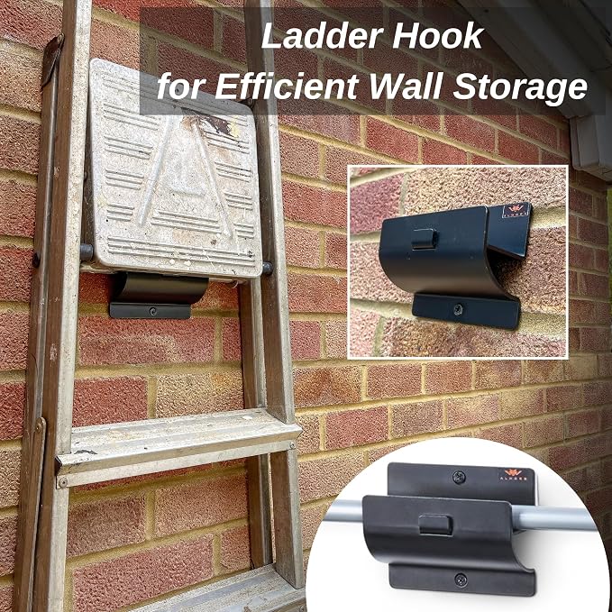 Wall Hooks for Heavy Items – Durable Metal Storage Solution for Garage, Garden, Home & Office Organization
