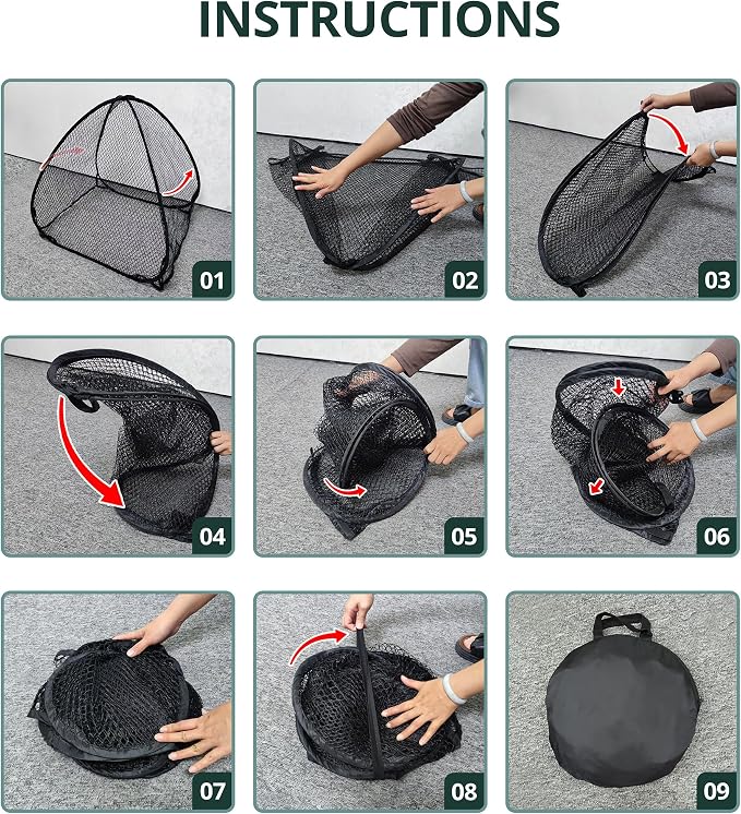 DECOHS 2 Pcs Pop-Up Mesh Plant Cover Tent, 22 x 22 x 22 Inch Garden Net Cage Guard Cover, Plant Protector Enclosure with 12 Ground Stakes for Protecting Plants Vegetable Fruit from Birds Insects