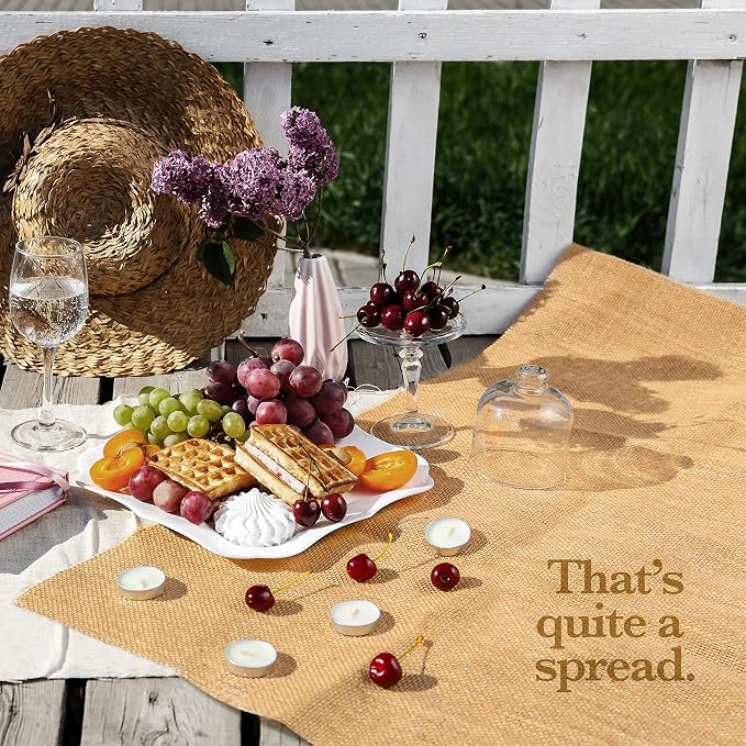 Burloptuous 40" x15 Feet Gardening Burlap Roll - Multipurpose Natural Burlap Fabric, High Density Jute Fiber Material for Decorations, Center Pieces for Home, Rustic Party Décor