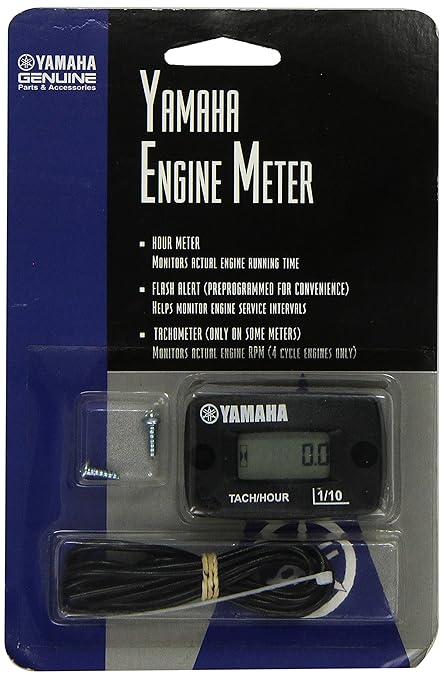 Yamaha Deluxe Hour Meter, #ENG-METER-4C-01