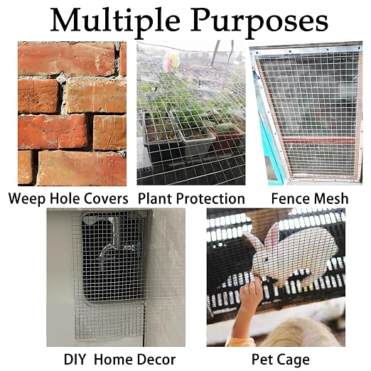 19 Gauge Hardware Cloth 1/2 inch 48" x 100',Hot-Dipped Galvanized After Welding Wire Mesh Screen Roll,Heavy Duty Chicken Wire Fence for Poultry Coop, Garden Protection, Gopher Barrier, Tree Guard