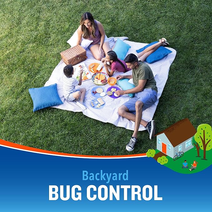 Cutter Backyard Bug Control Outdoor Fogger (12 Pack) & Spray Concentrate (2 Pack) Mosquito, Flea & Ant Killer
