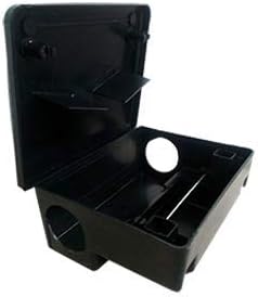 iTrap Mice & Rat Bait Stations – 2 Pack Rodent Control Boxes, Child & Pet-Safe Locking Design, Indoor/Outdoor Use with Mounting Brackets