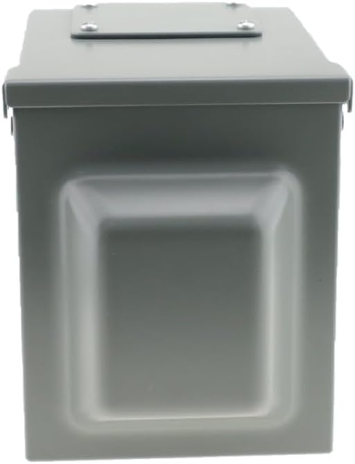 30 Amp 125 Volt RV Power Outlet Box, Enclosed Lockable Weatherproof NEMA TT-30R Outdoor Electrical Receptacle Panel for RV Camper Travel Trailer Motorhome Electric Car Generator
