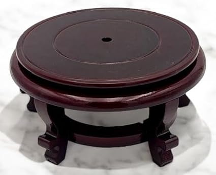 Wooden Fishbowl Display Vase Pot Planter Stand Plant Pot Display Stand (7.50)