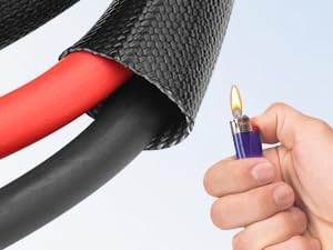 8AWG Solar Cable - 10FT Solar Panel Extension Cord 8 Gauge PV Wire with Flame Retardant Protective Sleeving Female & Male Waterproof Connector for RV, Photovoltaic Systems, Solar Panels (10 Feet)