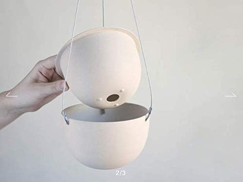KINTO 29230 Plant Pot, 7.9 inches (201 mm), 6.8 inches (174 mm), Black Hanging Planter, Hanging Pot, Flower Pot, Interior Decoration