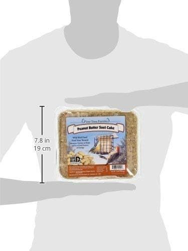 Pine Tree Farms Peanut Butter Suet Cake Wild Bird Food (6-Pack)6