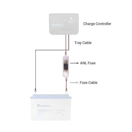 Renogy Set w Holder + 50A ANL Fuse