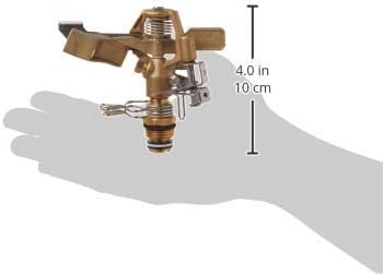 6-Pack Orbit 1/2" BRS Sprinkler Head, Connection, Silver and Gold