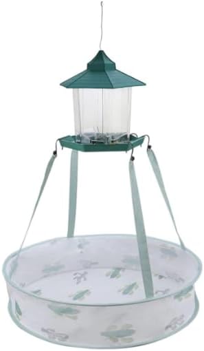 2Pcs Bird Seed Catcher Tray for Hanging Bird Feeder Platform Folding Universal Wild Bird Seed Catcher Bird Seed Catcher Tray Hummingbird Feeders Bee Feeder Outdoor Garden Accessories 19’’