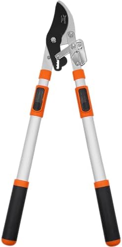 Zenport LRT10 Telescopic Ratchet Bypass Lopper, 23.5-Inch to 35.8-Inch
