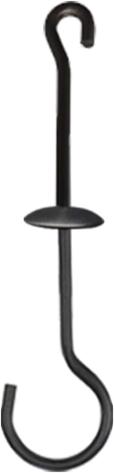 Garbuildman Squirrel Baffle Accessory for Bird Feeder Pole, Pole Hanging S Hook for Bird House Guard, 1 Pack (Baffle Not Included)