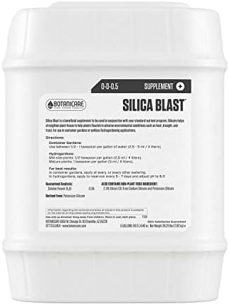 Botanicare Silica Blast, Plant Supplement, 0-0-0.5, 5 gal.