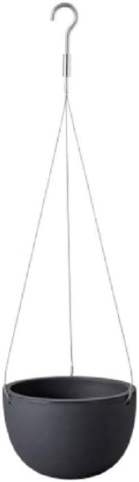 KINTO 29230 Plant Pot, 7.9 inches (201 mm), 6.8 inches (174 mm), Black Hanging Planter, Hanging Pot, Flower Pot, Interior Decoration